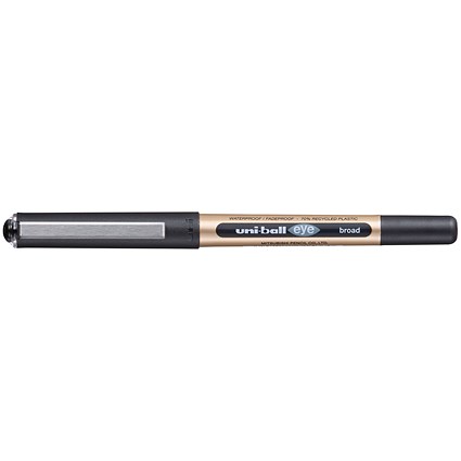 Uni-Ball Liquid Ink UB-150-10E Rollerball Pen Black (Pack of 12)