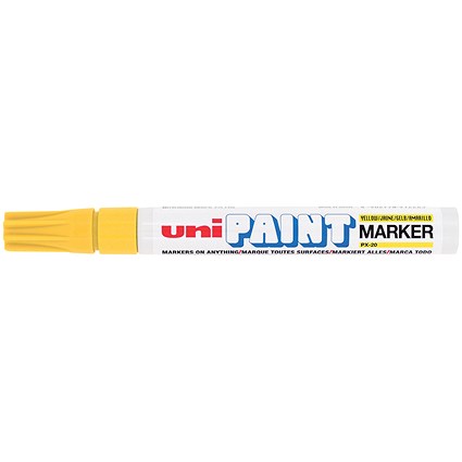 Unipaint PX-20 Paint Marker Medium Bullet Yellow (12 Pack)