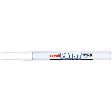 Unipaint PX-203 Paint Marker Fine Bullet White (12 Pack)