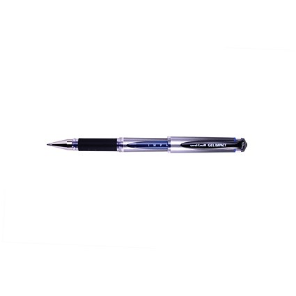 Uni-Ball UM153S Impact Gel Rollerball, Blue, Pack of 12