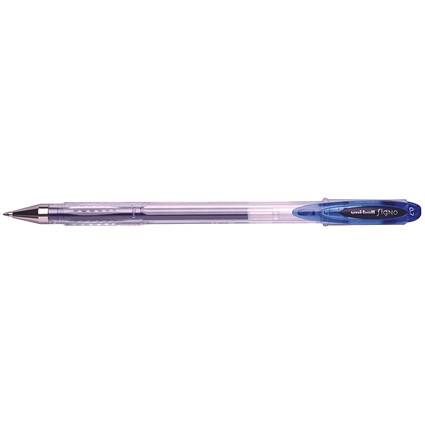 Uni-ball SigNo UM120 Gel Rollerball Pen, Blue, Pack of 12