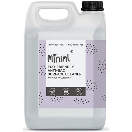Miniml Anti-Bac Surface Cleaner, French Lavender, 5L