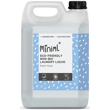 Miniml Laundry Liquid, Fresh Linen, 5L