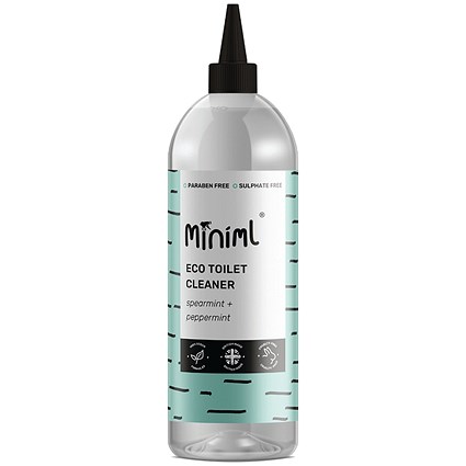 Miniml Toilet Cleaner, Spearmint Peppermint, 1 Litre, Pack of 6