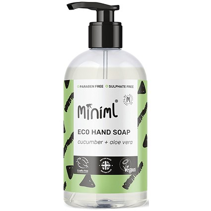 Miniml Hand Wash, Cucumber Aloe Vera, 500ml