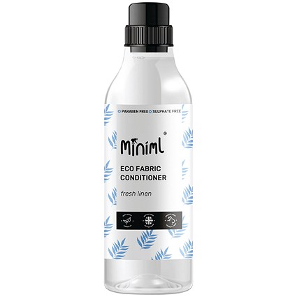 Miniml Fabric Conditioner, Fresh Linen, 1L, Pack of 6