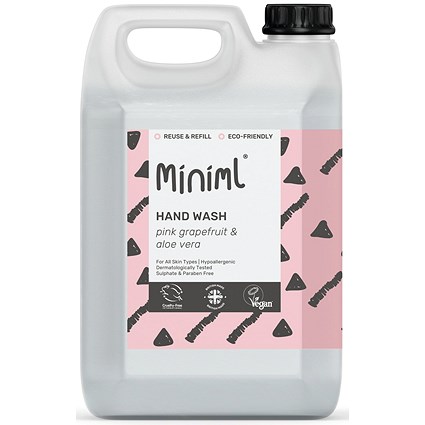 Miniml Hand Wash Pink Grapefruit 5L Refill MIN388