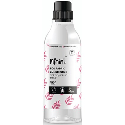 Miniml Fabric Conditioner Pink Dragonfruit + Orchid 1L Bottle