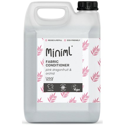 Miniml Fabric Conditioner Pink Dragonfruit + Orchid 5L Refill