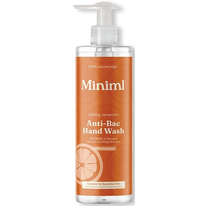 Miniml Anti Bac Hand Wash Clementine 400ml (Pack of 6)