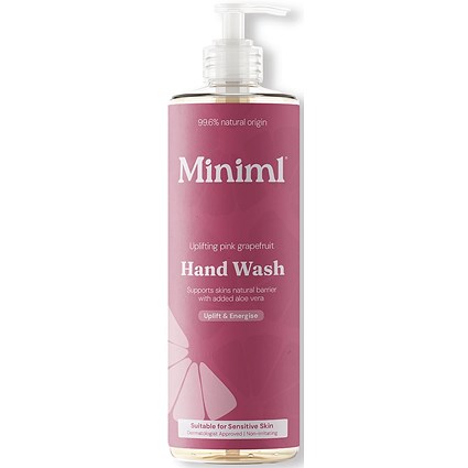 Miniml Hand Wash Pink Grapefruit 400ml (Pack of 6)