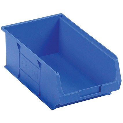 Barton TC4 Small Parts Container Semi-Open Front 9.1L Blue 205x350x132mm (Pack of 10) 010041