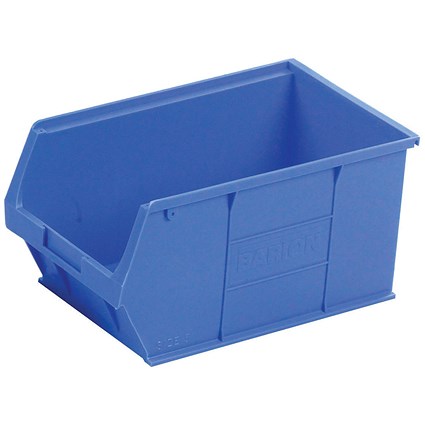 Barton Tc5 Small Parts Container Semi-Open Front Blue 12.8L 205x350x182mm (Pack of 10) 010051
