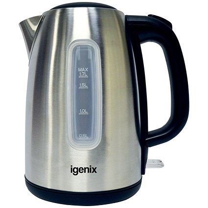 Igenix Cordless Stainless Steel Kettle - 1.7 Litre