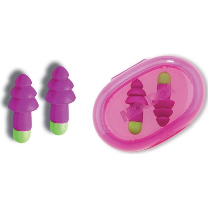 Moldex 6400 Rockets TPE Earplugs, Pink & Green, Pack of 50