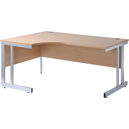 Momento Corner Desk, Left Hand, 1800mm Wide, Maple