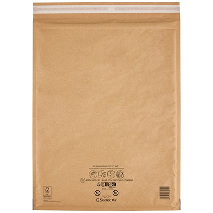 Sealed Air Mail Lite Bubble Postal Bag Gld K/7 Pack of 100 101273333