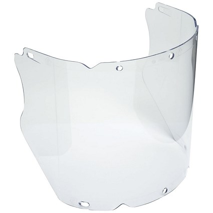 MSA V-Gard Propionate Moulded Version Chinguard Visor, Clear MSA V-Gard Propionate Moulded Version Chinguard Visor, Clear