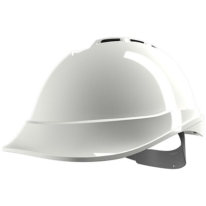 MSA V-Gard 200 Vented Safety Helmet, White MSA V-Gard 200 Vented Safety Helmet, White