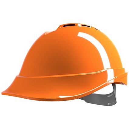 MSA V-Gard 200 Vented Safety Helmet, Orange MSA V-Gard 200 Vented Safety Helmet, Orange