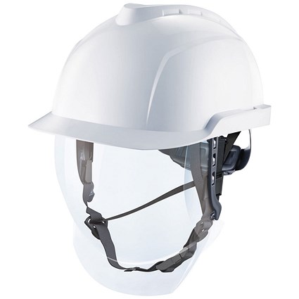 MSA V-Gard 950 Electrician Helmet Set, White