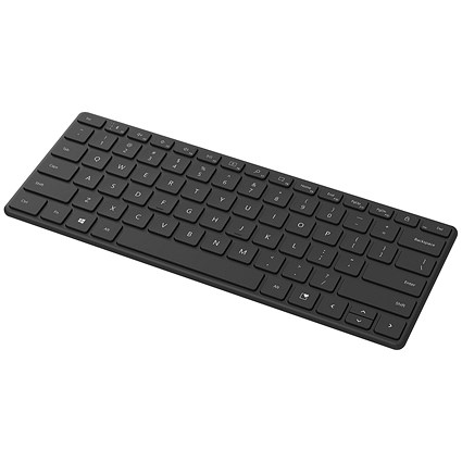 Microsoft Designer Compact Keyboard, Bluetooth and Wireless, Black