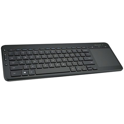 Microsoft All-in-One Media Keyboard, Wireless, Black