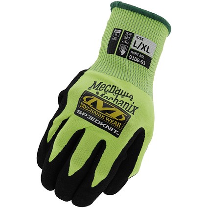 Mechanix Speedknit Utility Gloves, Saturn Yellow, 2XL