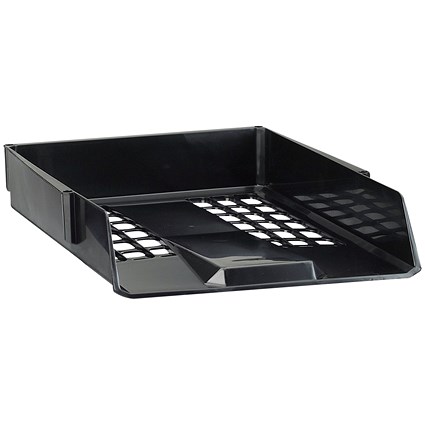 Avery Basics Stackable Letter Tray, A4 & Foolscap, W278xD390xH70mm, Black