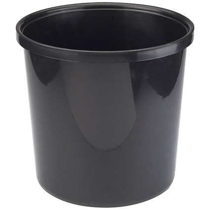 Avery Polypropylene Waste Bin 20 Litre Black