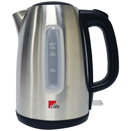 MyCafe Jug Kettle, 1.7 Litres, 2.2kw, Brushed Stainless Steel MyCafe Jug Kettle, 1.7 Litres, 2.2kw, Brushed Stainless Steel