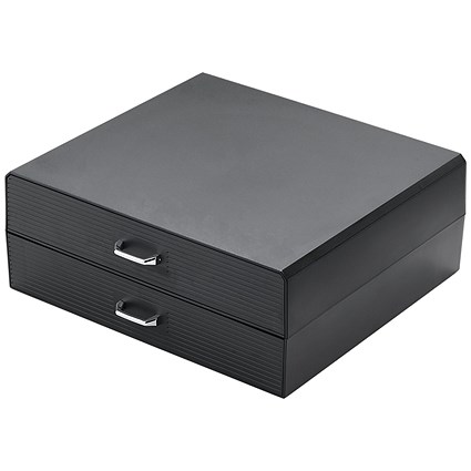 MyCafe Double Drawer Coffee Capsule and Accessory Drawer