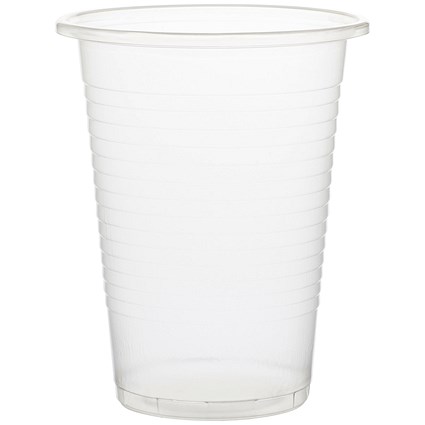 MyCafe Single Cup Polypropylene 180ml Clear (Pack of 100)