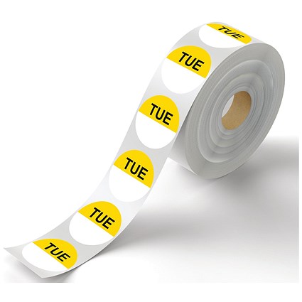 MyCafe Day of Week Food Rotation Label Tuesday Pack of 3500 MYC10610