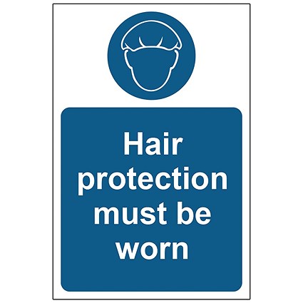 MyCafe Hair Protection Sign Self Adhesive Vnl 200x300