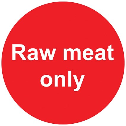 MyCafe Raw Meat Sign Self Adhesive Vnl 100x100