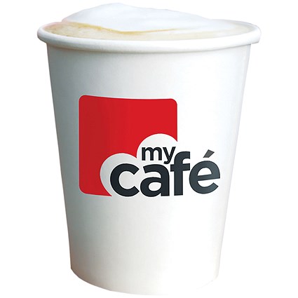 MyCafe 227ml Single Wall Hot Cups, Pack of 50