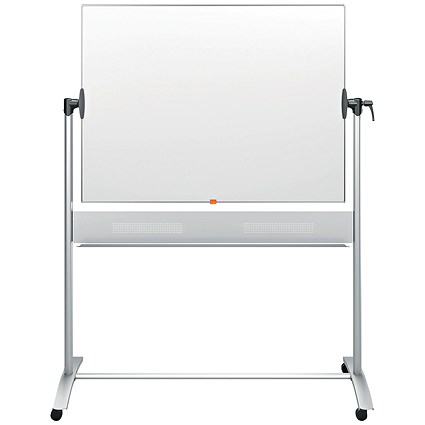 Nobo Steel Magnetic Mobile Whiteboard, 1200x900mm