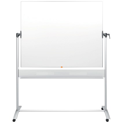 Nobo Steel Magnetic Mobile Whiteboard, 1500x1200mm