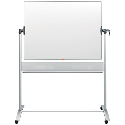 Nobo Enamel Magnetic Mobile Whiteboard, 1500x1200mm