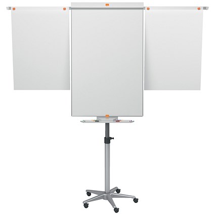 Nobo Piranha Mobile Flipchart and Drywipe Easel Blue/Silver Nobo Piranha Mobile Flipchart and Drywipe Easel Blue/Silver