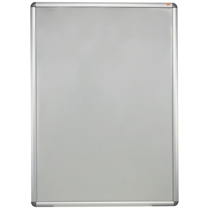 Nobo Premium Plus Poster Frame Sign Holder with Snap Frame, A0, Silver