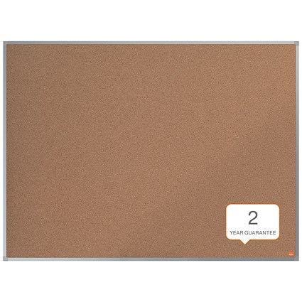 Nobo Essence Cork Notice Board, 1200 x 900mm, Aluminium Frame
