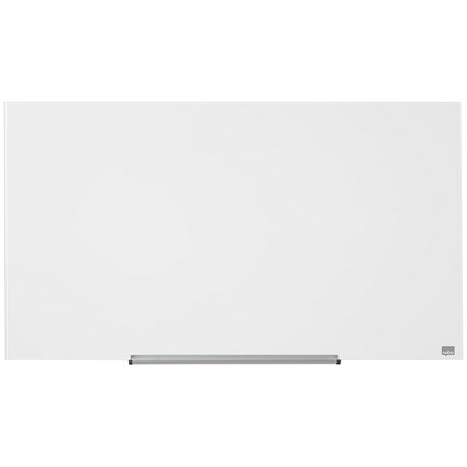 Nobo Widescreen Glass Board, Magnetic, W1260xH710mm, White Nobo Widescreen Glass Board, Magnetic, W1260xH710mm, White