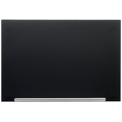 Nobo Glass Whiteboard Widescreen 31 Inch Black
