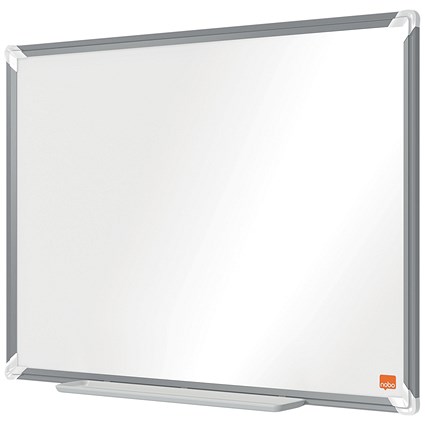 Nobo Premium Plus Steel Magnetic Whiteboard, Aluminium Frame, 900x600mm Nobo Premium Plus Steel Magnetic Whiteboard, Aluminium Frame, 900x600mm