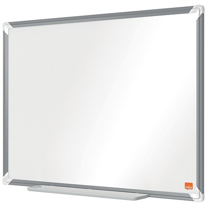 Nobo Premium Plus Melamine Whiteboard, Aluminium Frame, 1800x1200mm