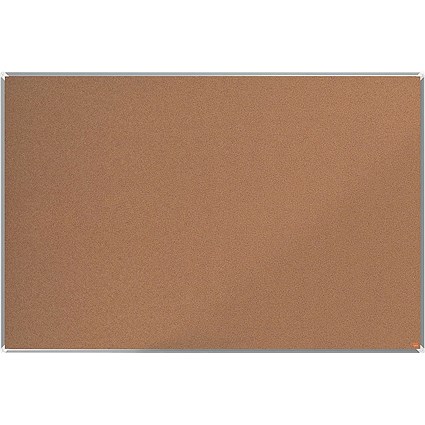 Nobo Premium Plus Cork Notice Board, 1200 x 900mm, Aluminium Frame