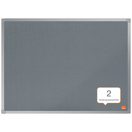 Nobo Essence Felt Notice Board, 1200x900mm, Grey
