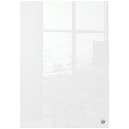 Nobo Transparent Acrylic Mini Desktop Notepad Whiteboard, Frameless, A4